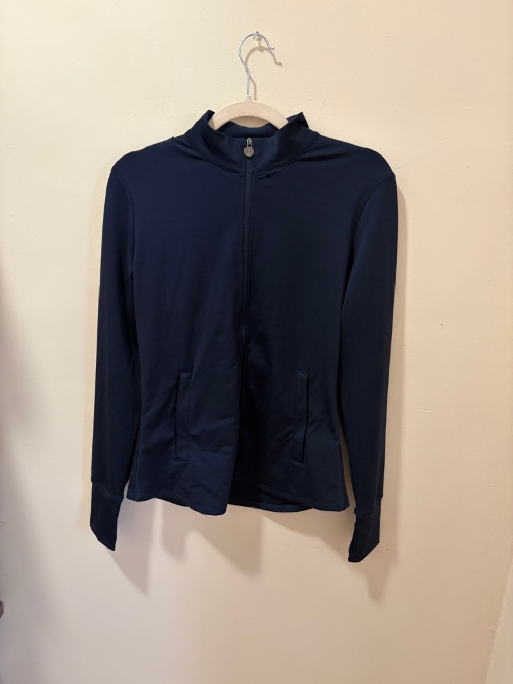 NWT tommy bahama everyday active navy zip up high neck jacket